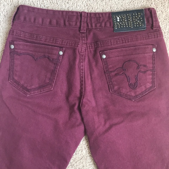 Cropped Raw Hem Low Rise Jeans Size 26/4 - Picture 6 of 8